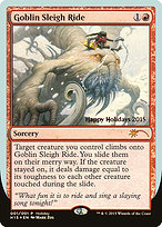 Magic the Gathering Card - Goblin Sleigh Ride - MTG Circle