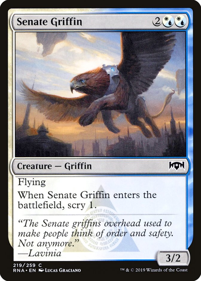 Magic the Gathering Card - Senate Griffin - MTG Circle