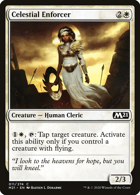 Magic the Gathering Card - Celestial Enforcer - MTG Circle