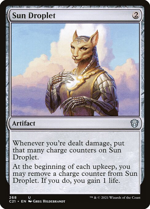 Magic the Gathering Card - Sun Droplet - MTG Circle