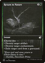 Magic the Gathering Card - Return to Nature - MTG Circle