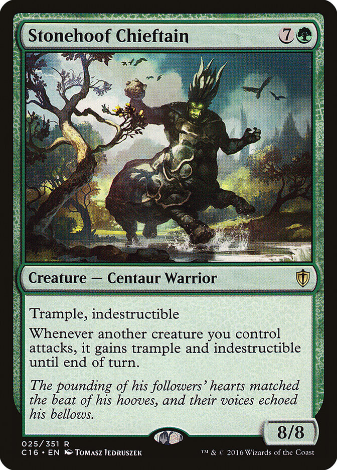 Magic the Gathering Card - Stonehoof Chieftain - MTG Circle