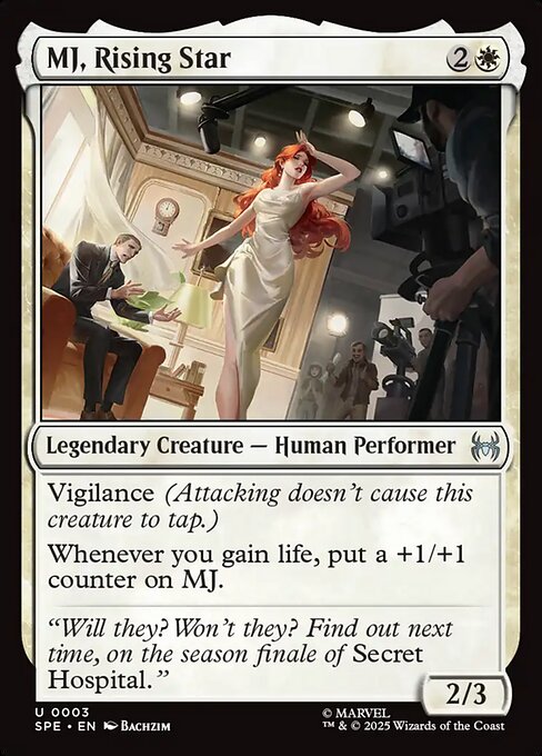 Magic the Gathering Card - MJ, Rising Star - MTG Circle