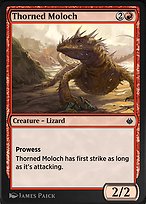 Magic the Gathering Card - Thorned Moloch - MTG Circle