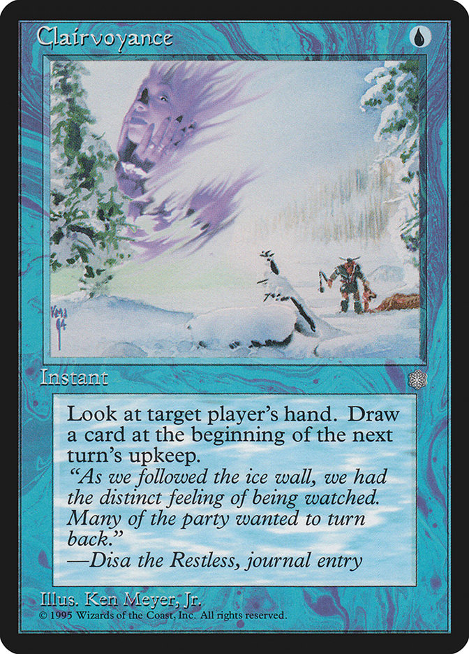 Magic the Gathering Card - Clairvoyance - MTG Circle