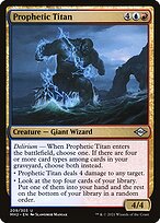 Magic the Gathering Card - Prophetic Titan - MTG Circle