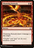 Magic the Gathering Card - Cleansing Screech - MTG Circle