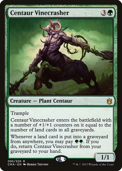 Magic the Gathering Card - Centaur Vinecrasher - MTG Circle