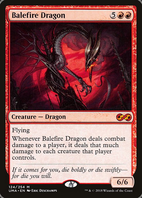 Magic the Gathering Card - Balefire Dragon - MTG Circle