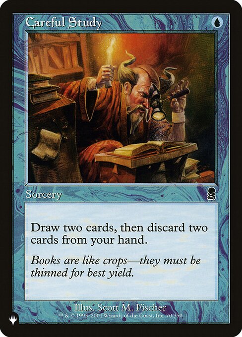 Magic the Gathering Card - Careful Study - MTG Circle