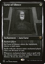 Magic the Gathering Card - Curse of Silence - MTG Circle