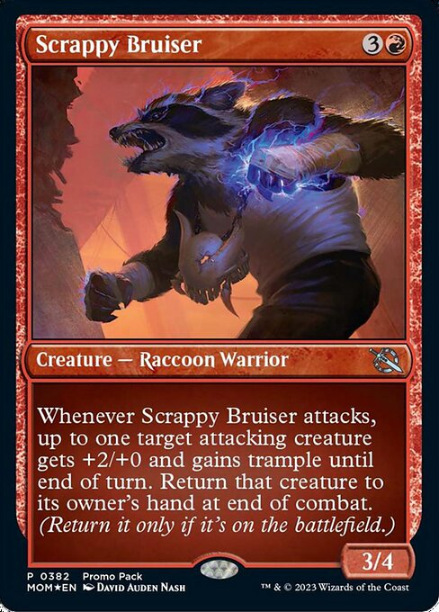 Magic the Gathering Card - Scrappy Bruiser - MTG Circle
