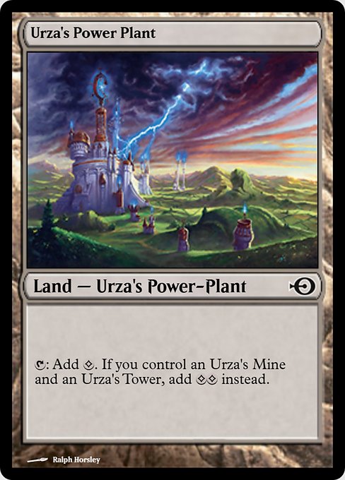 Magic the Gathering Card - Urza's Power Plant - MTG Circle