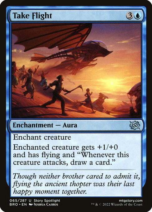 Magic the Gathering Card - Take Flight - MTG Circle