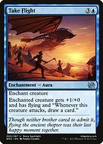 Magic the Gathering Card - Take Flight - MTG Circle