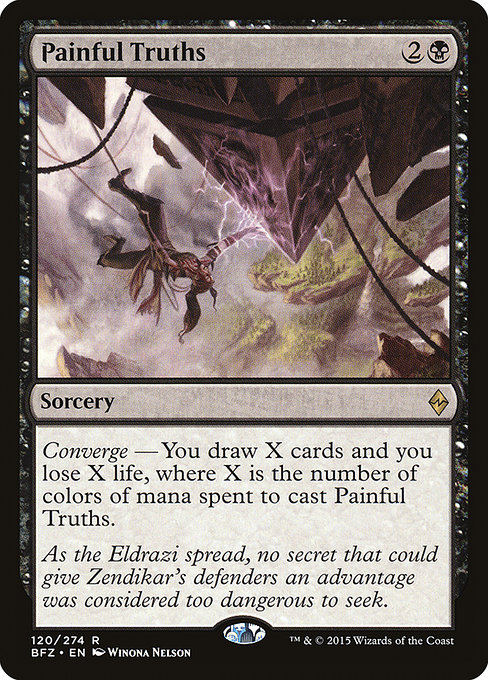 Magic the Gathering Card - Painful Truths - MTG Circle