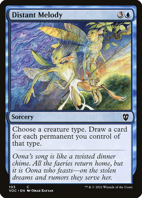 Magic the Gathering Card - Distant Melody - MTG Circle