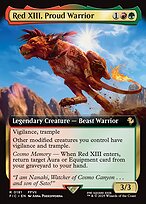 Magic the Gathering Card - Red XIII, Proud Warrior - MTG Circle