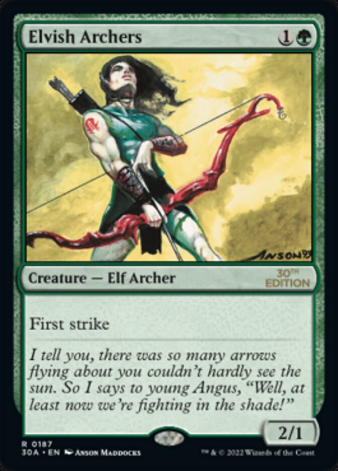 Magic the Gathering Card - Elvish Archers - MTG Circle