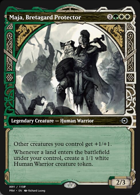 Magic the Gathering Card - Maja, Bretagard Protector - MTG Circle