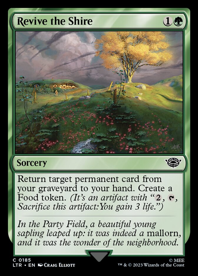 Magic the Gathering Card - Revive the Shire - MTG Circle