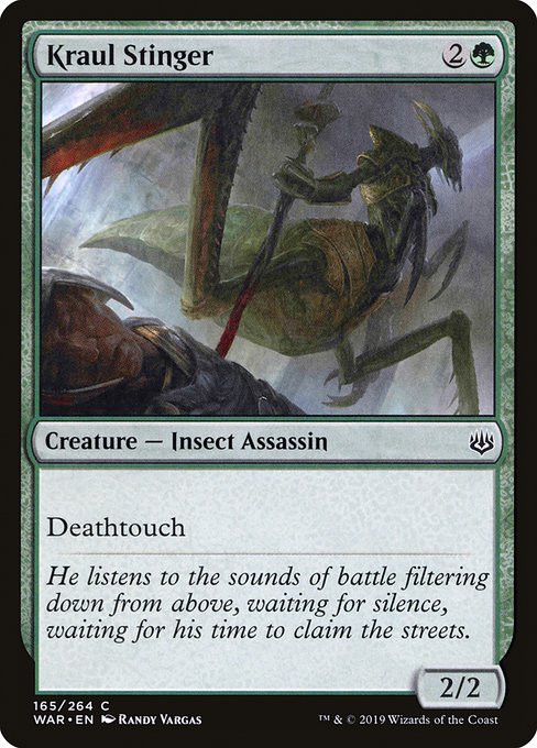 Magic the Gathering Card - Kraul Stinger - MTG Circle