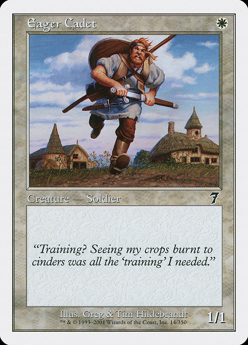 Magic the Gathering Card - Eager Cadet - MTG Circle