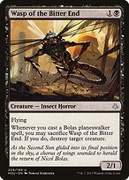 Magic the Gathering Card - Wasp of the Bitter End - MTG Circle