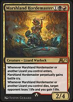 Magic the Gathering Card - Marshland Hordemaster - MTG Circle