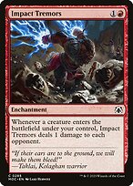 Magic the Gathering Card - Impact Tremors - MTG Circle