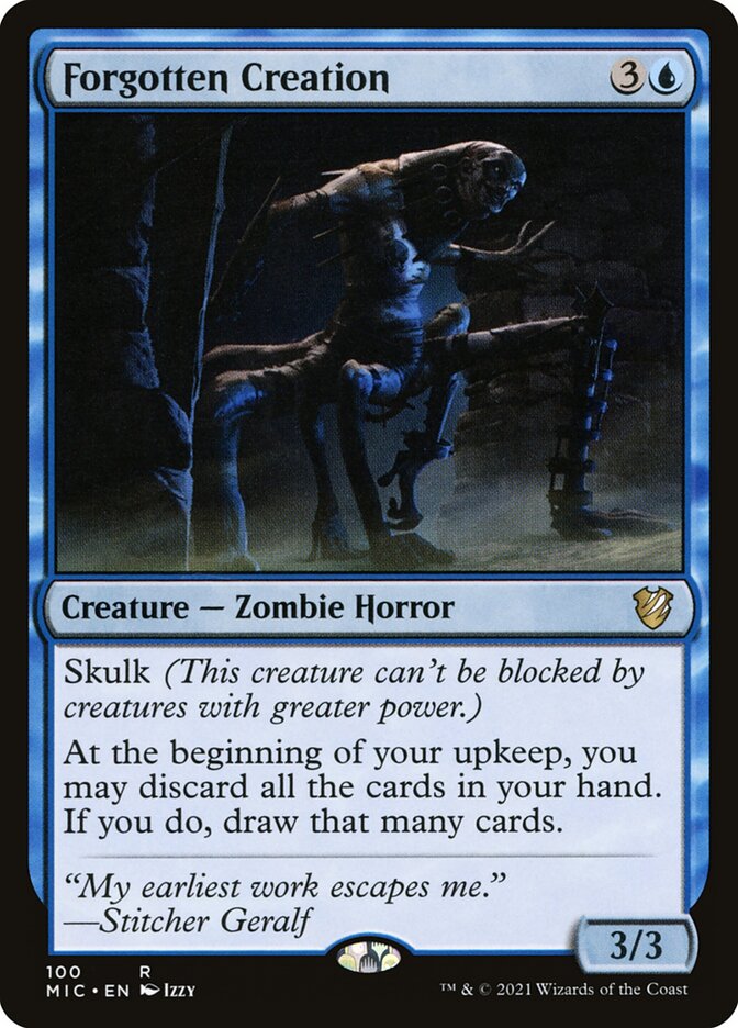 Magic the Gathering Card - Forgotten Creation - MTG Circle