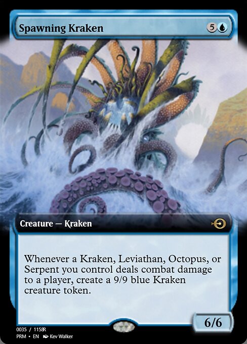 Magic the Gathering Card - Spawning Kraken - MTG Circle