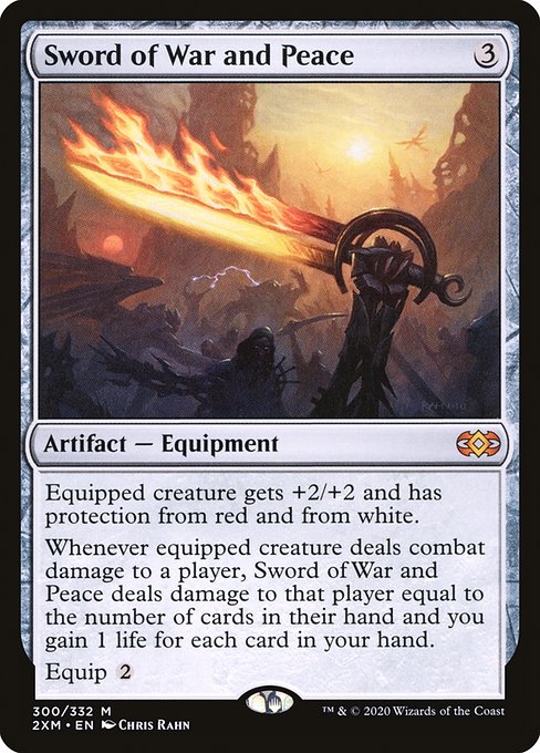 Magic the Gathering Card - Sword of War and Peace - MTG Circle