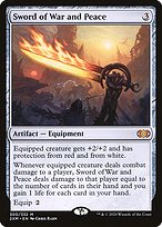 Magic the Gathering Card - Sword of War and Peace - MTG Circle