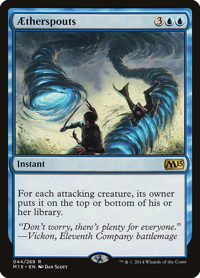 Magic the Gathering Card - Aetherspouts - MTG Circle