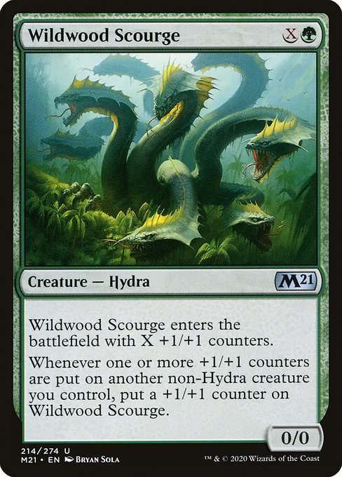 Magic the Gathering Card - Wildwood Scourge - MTG Circle
