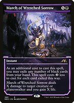 Magic the Gathering Card - March of Wretched Sorrow - MTG Circle