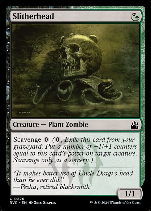 Magic the Gathering Card - Slitherhead - MTG Circle