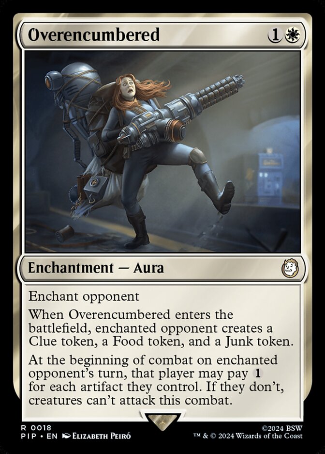 Magic the Gathering Card - Overencumbered - MTG Circle