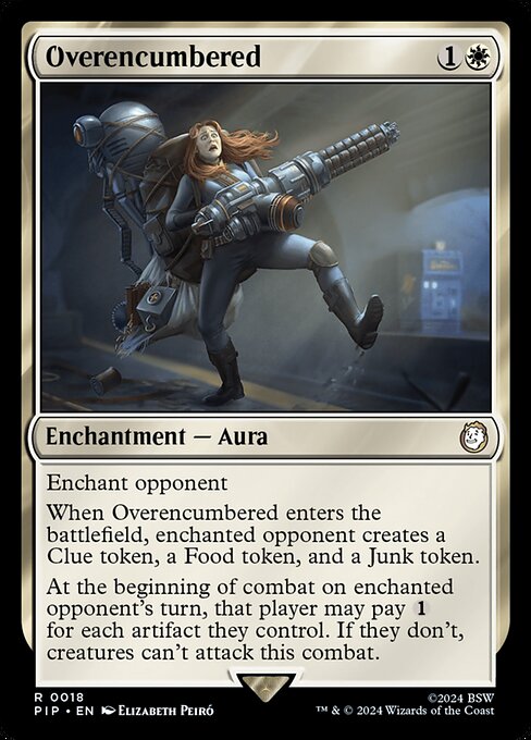 Magic the Gathering Card - Overencumbered - MTG Circle