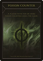 Magic the Gathering Card - Poison Counter - MTG Circle