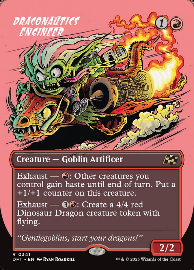 Magic the Gathering Card - Draconautics Engineer - MTG Circle