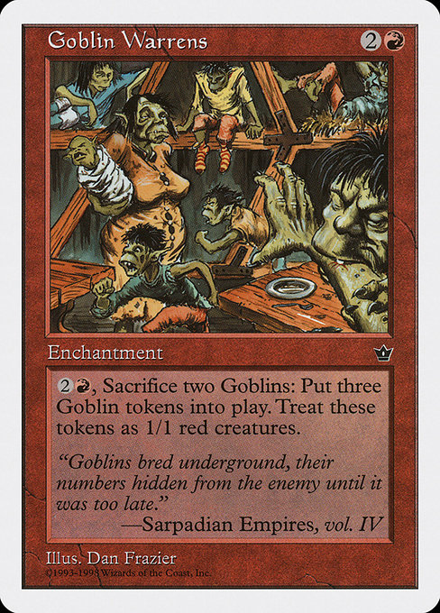 Magic the Gathering Card - Goblin Warrens - MTG Circle