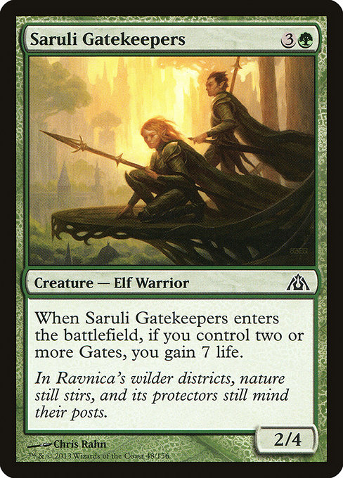 Magic the Gathering Card - Saruli Gatekeepers - MTG Circle