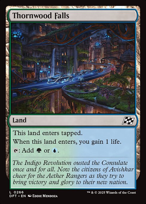 Magic the Gathering Card - Thornwood Falls - MTG Circle