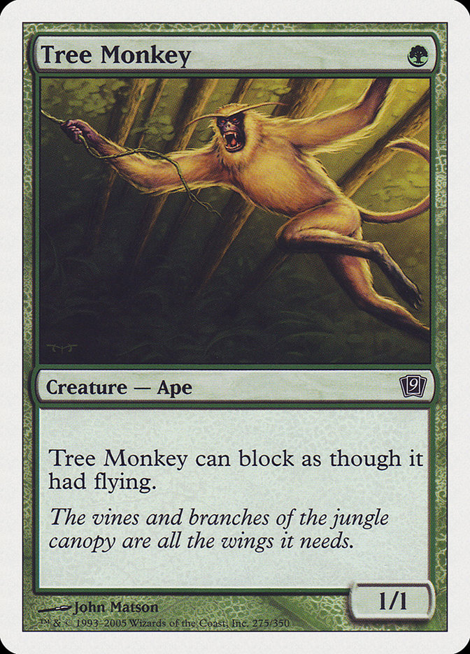 Magic the Gathering Card - Tree Monkey - MTG Circle