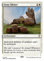 Magic the Gathering Card - Stony Silence - MTG Circle