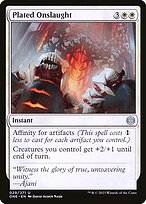 Magic the Gathering Card - Plated Onslaught - MTG Circle