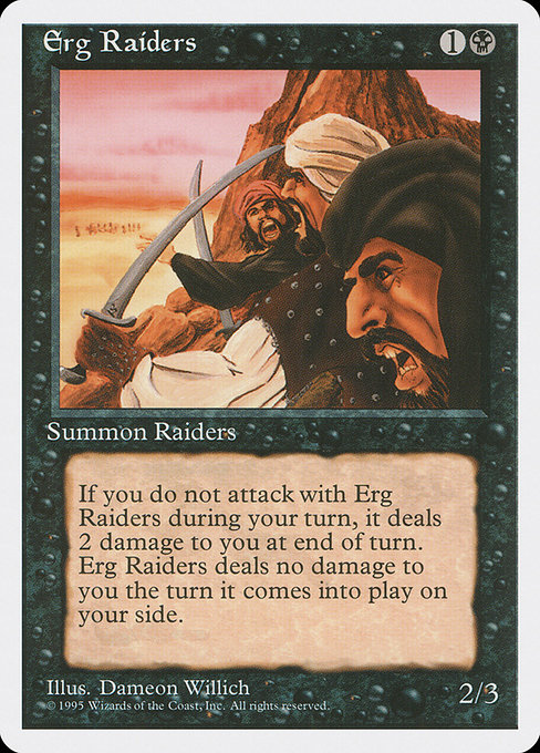 Magic the Gathering Card - Erg Raiders - MTG Circle
