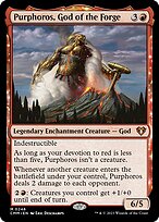 Magic the Gathering Card - Purphoros, God of the Forge - MTG Circle